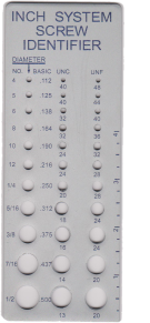 2140 Inch Screw Identifier