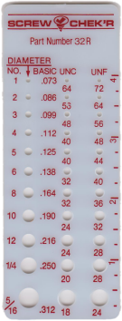 32R Inch Screw Chek’r